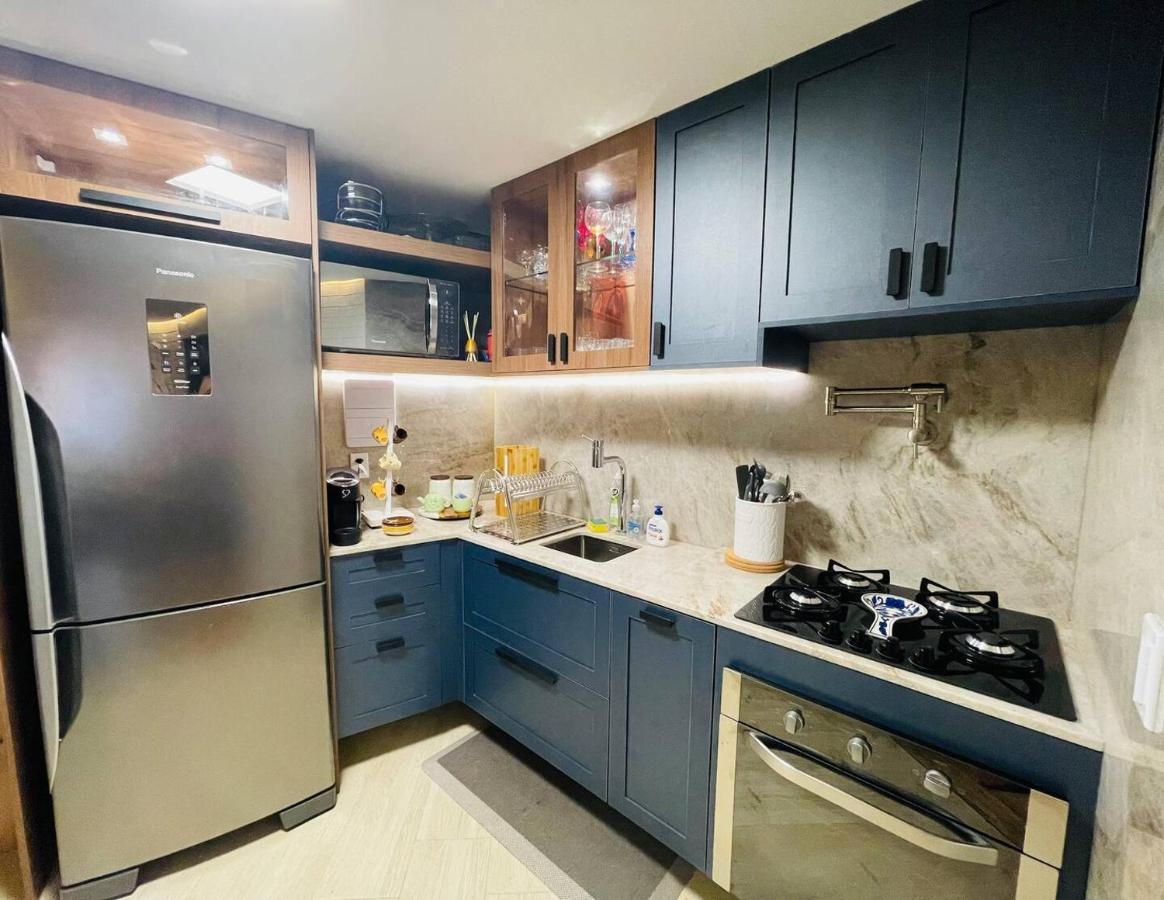 Flat Luxuoso Alto Padrao Frente Mar Com 2 Suites No Iate Plaza 福塔雷萨 外观 照片
